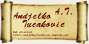 Anđelko Tucaković vizit kartica
